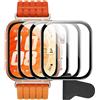 Lemxiee 3 Pezzi pellicola protettiva per HUAWEI WATCH FIT 5 Pro Proteggi schermo flessibile a copertura totale
