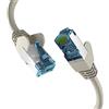 EFB-Elektronik - Cavo di rete CAT. 7 fino a 10 Gb - Cavo Ethernet LAN da 1,5 m con protezione jack e antipiega - Connettore RJ45, schermatura S/FTP PIMF - Grigio