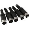 NonMiFyR Connettore DIN Mini Pin per Tastiera/Mouse Fai da Te, 3 Pin