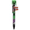 Kids Licensing - Penna Minecraft con Topper 3D, cancelleria scolastica Cole, regalo per bambini, merchandising videogioco