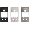 PERRY Kit di 3 frontalini di finitura: Antracite per BTICINO LIVING, LIVINGLIGHT ANTRACITE, LIVINGLIGHT AIR ANTRACITE Bianco per BTICINO LIVINGLIGHT BIANCO, LIVINGLIGHT AIR BIANCO Silver opaco per BTICINO LIVINGLIGHT TECH - 1PAFRM030LL