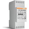 PERRY Trasformatore 10VA per servizio continuo uscite 12-12-24V 2 DIN, montaggio a retroquadro IP40 - 1TDTR010/DDV