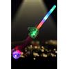 Smiffys Bacchetta magica con unicorno illuminata a LED, Batterie incluse, 38 cm