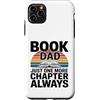 Reading Father Library Lover Bookworm Da Custodia per iPhone 11 Pro Max Prenota Papà Solo un altro capitolo Always Reader