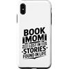 Reading Father Bookworm Dad Literature L Custodia per iPhone XS Max Libro papà perso in storie trovate nel lettore di vita