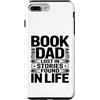 Reading Father Bookworm Dad Literature L Custodia per iPhone 7 Plus/8 Plus Libro papà perso in storie trovate nel lettore di vita