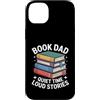 Reading Father Library Bookworm Custodia per iPhone 14 Plus Prenota Papà Tempo Tranquillo Storie Forti Leggere Padre