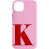 Retro Large Initials - Accessories by B. Custodia per iPhone 14 Plus Personalized Initial Letter K Monogram Name