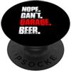 Mechanic Car Enthusiast Designs & Car Ou Nope can't garage birra amante auto meccanico garage auto ragazzo PopSockets PopGrip Adesivo