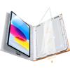 TOPESCT Confezione da 2 pellicole protettive per iPad 11a a A16 da 11 pollici/10a generazione da 11 pollici (2025/2022), pellicola in vetro temperato con durezza 9H con vassoio di facile applicazione