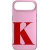 Retro Large Initials - Accessories by B. Custodia per iPhone Air Personalized Initial Letter K Monogram Name