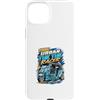 Retro Tuk Tuk Racing Urban City 1986 Fan Custodia per iPhone 15 Plus Backprint 1986 Urban Tuk Tuk Racer City Drag Edition Retro