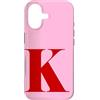 Retro Large Initials - Accessories by B. Custodia per iPhone 17 Personalized Initial Letter K Monogram Name