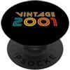 Awesome Vintage Classic Tees Maglietta vintage 2001 per uomo e donna, regalo per 25° compleanno PopSockets PopGrip Adesivo
