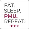 makeup supply Adesivo EAT. SLEEP. PMU. REPEAT. - 7x7 cm