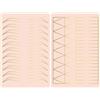 makeup supply selection PRACTICE PAD in Lattice per Sopracciglia - 19x14x h.0,10cm