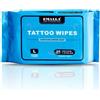 EMALLA Green Soap Wipes - 20x15cm - Tattoo Wipes w/ Green Soap - 20pz.
