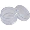 dormouse selection EMPTY CLEAR PLASTIC JARS 40x25mm