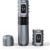 Focus Wireless Pen - Corsa Regolabile 2,4-4,2 mm - Macchinetta Wireless Tattoo Pen - Grigia