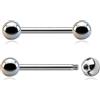 dormouse selection Barbell in Titanio G23 ASTM F136 con Palline