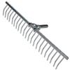 Rastrello per fieno in metallo 22 denti - cm 68