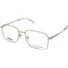 Boss by Hugo Boss Hugo Boss Boss 1772/G J5G | Occhiali da Vista Graduati | Prova Online | Unisex | Titanio | Quadrati | Oro | Adrialenti