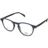 David Beckham DB 1018 FLL | Occhiali da Vista Graduati | Plastica | Panthos | Blu, Trasparente | Adrialenti