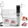 WGFOIP Contenitore per Sous Vide, design pieghevole con cerniere, materiale PC alimentare rinforzato, Contenitore per Sous Vide con Coperchio, per la cottura sous vide con circolatori sottovuoto