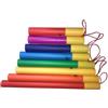 QUXVUIS Set di 8 tubi sonori musicali con tamburo e corda per allenamento uditivo per bambini di 3, 4, 5 e 6