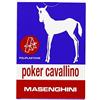 Masenghini 2391 - Poker Cavallino Carte da Gioco, Astucio Blu