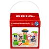 BRIO 25 Mattoncini in Legno con Motivi, Giochi per la Prima Infanzia, Giochi per Bambini, Età Raccomandata 12+ Mesi, Giochi Educativi