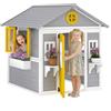 Outsunny Casetta per Bambini 3-8 Anni con Tetto Inclinato in Legno Blu