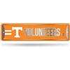 Rico Industries Cartello stradale in metallo con scritta Tennessee Volunteers, 10 x 38 cm, ideale per casa, ufficio, camera da letto e grotta degli uomini