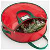 Handy Laundry Christmas Wreath Storage Bag - 76,2 x 17,8 cm - Telone resistente, con zip, manico rinforzato e facile da mettere la corona in e out. proteggere il tuo vacanza corona da polvere, insetti, e umidità.