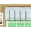 Today's Curtain Adirondack - Mantovana all'uncinetto, 2 tonalità, 30,5 cm, bianco/grigio, 60W x 12L