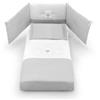 Erbesi Completo Piumone e Paracolpi Bianco Grigio - Collezione Molly