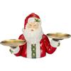 Palais Royal Lamart Lamart Busto Babbo Natale con 2 Vassoi in Resina 76x47 cm