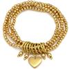 Vestopazzo Bracciale Elastico Cuore Pendente