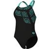 Arena W Kikko Swimsuit Pro Back Black-Water Intero Donna