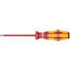 Wera Kraftform Plus Serie 100 VDE - Cacciavite piatto isolato 160i con punta laser, 05100000001
