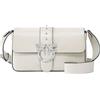 Pinko borsa donna LOVE ONE CLASSIC SLOUCHY, Bianco/Argento