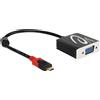 DELOCK Adapter USB/C -> VGA St/Bu (DP Alt Mode)