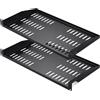 StarTech set di 2 ripiani 1U per armadio server - Profondità 254 mm - Armadio di rete - Accessori per rack server
