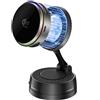 4Smarts Caricabatterie 4smarts Qi2 da 25 W / MagSafe con sistema di raffreddamento, RGB e supporto a 360°, grigio siderale