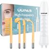 UUPAS Bacchetta ad Alta Frequenza Viso Portatile - UUPAS 4 in1 Macchina Neon Alta Frequenza Professionale per il Viso e il Corpo
