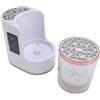 LUCKDANO Detergente Elettrico per Pennelli Trucco 3 in 1, Lava Automatico con Flusso D'acqua Rotante Ad Alta velocità e Supporto Asciugare, la Pulizia dei Cosmetici Domestici