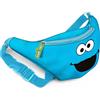 Karactermania Sesame Street Pasticcino Cookie Monster Face-Marsupio Fancy Piccolo, Blu, 5 x 14 cm, Capacità 1,84 L