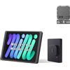 EMONITA Supporto magnetico da parete con custodia di ricarica A6 per iPad Mini (A17 Pro, A15 Bionic) 8,3 pollici. 100-250 V AC 18 W ricarica rapida, magneti forti, rotazione a 360 gradi