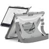 URBAN ARMOR GEAR UAG - Custodia protettiva per Microsoft Surface Pro 11/10/9 Plasma Healthcare bianco/grigio, resistente alle cadute, con supporto multi-angolo integrato, portapenne, tracolla e