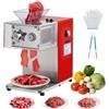 VEVOR Affettatrice per Carne Potenza 850 W, Affettatrice 48 Lame per Verdure Morbide Carne Disossata Spessore di Taglio da 3,5 mm, Cucina Ristorante Supermercato Portata 250 kg/h 353 x 215 x 415 mm